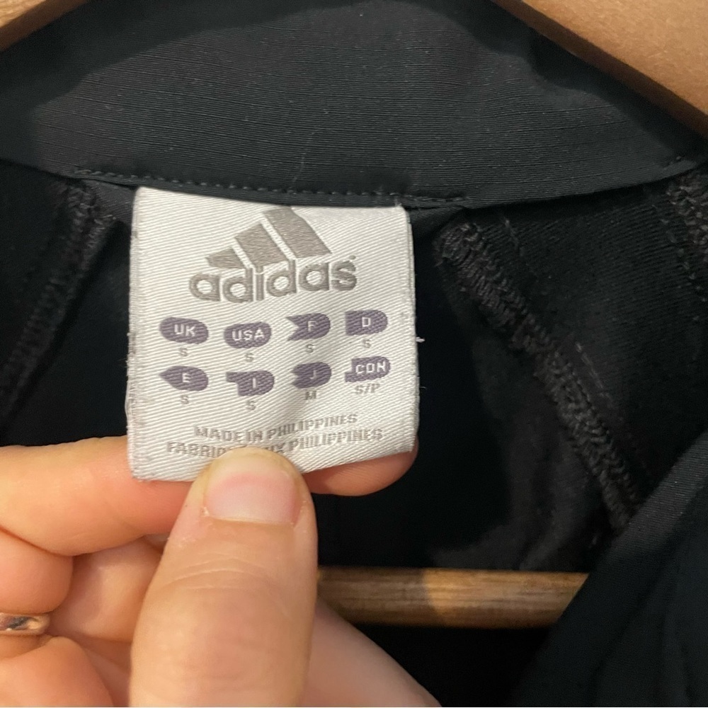 3/$20 Adidas Black Zip Up Soft Shell Jacket - Picture 9 of 9